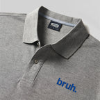 Bruh. Polo brodé Geek