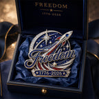 Broche commémorative 250 ans de liberté