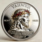 🏆Vente Flash 60% DE RÉDUCTION - 🙏Pièce Commémorative de la Foi "Yahweh – La Lumière Vivante"