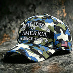 Casquette de Baseball Décontractée avec Imprimé Camouflage US