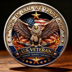 🔥Vente Flash -60 %🪙 – Vétéran américain – In God We Trust | Pièce commémorative 250 ans de liberté