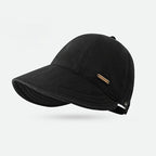 Chapeau de soleil à large bord UPF 50+ pour femme avec visière pour queues de cheval
