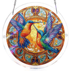 Attrape-soleil lumineux en acrylique « Ailes jumelles de la splendeur »