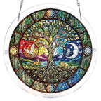 Attrape-soleil Arbre du Jour et de la Nuit - Art de fenêtre en acrylique