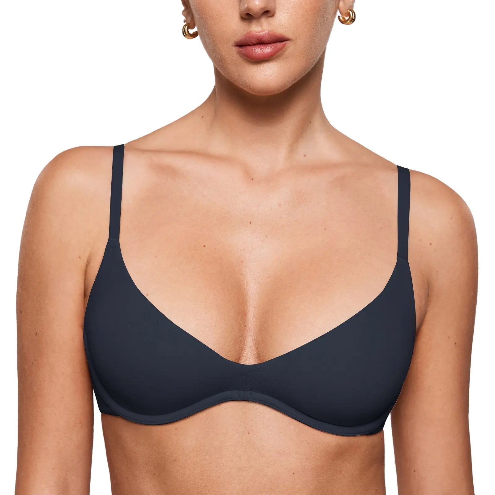 Soutien-gorge plongeant à armatures pour femme