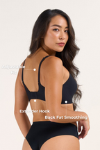 Soutien-gorge sans couture sans armatures push-up décolleté en V profond à coussinets en gel
