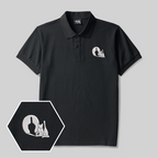 Découvrez le polo brodé Cat Geek