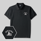 Polo brodé geek de Black Spire Outpost
