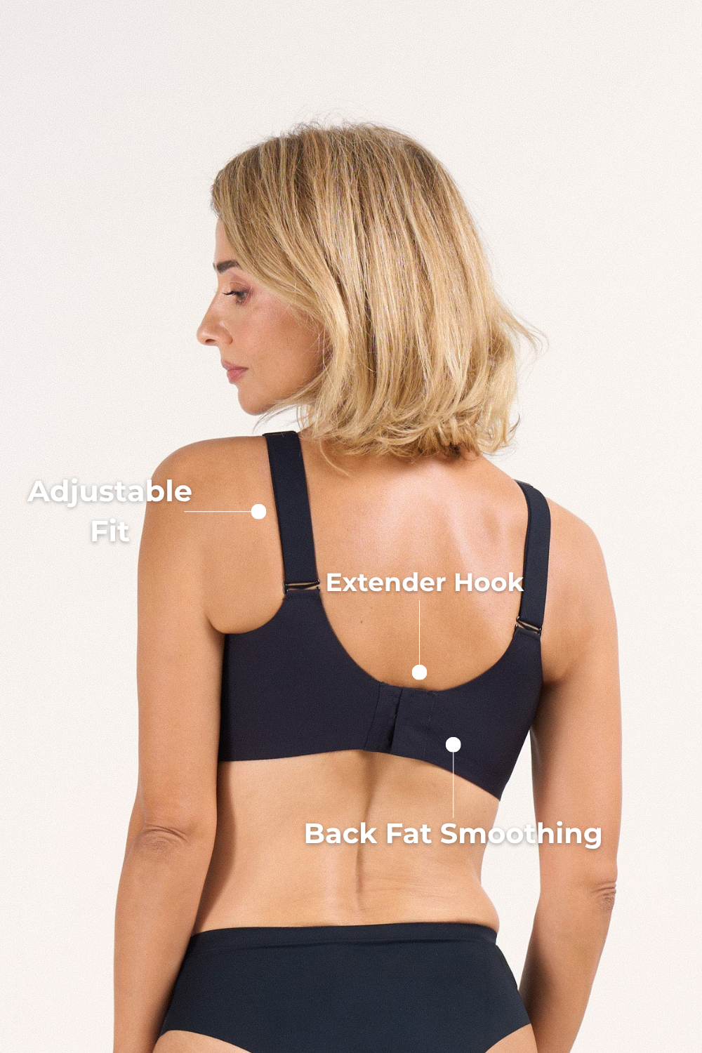 Wireless Support & Lift V-Neck Mesh Bra