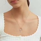 Collier Croix et Poisson Bénis