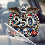 🔥 OFFRE LIMITÉE – Autocollant 250e anniversaire Aigle Patriotique États-Unis d'Amérique