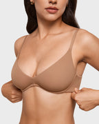 Soutien-gorge plongeant à armatures pour femme