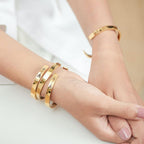 Beautiful Girl You Can Do Hard Things Cuff Bracelet