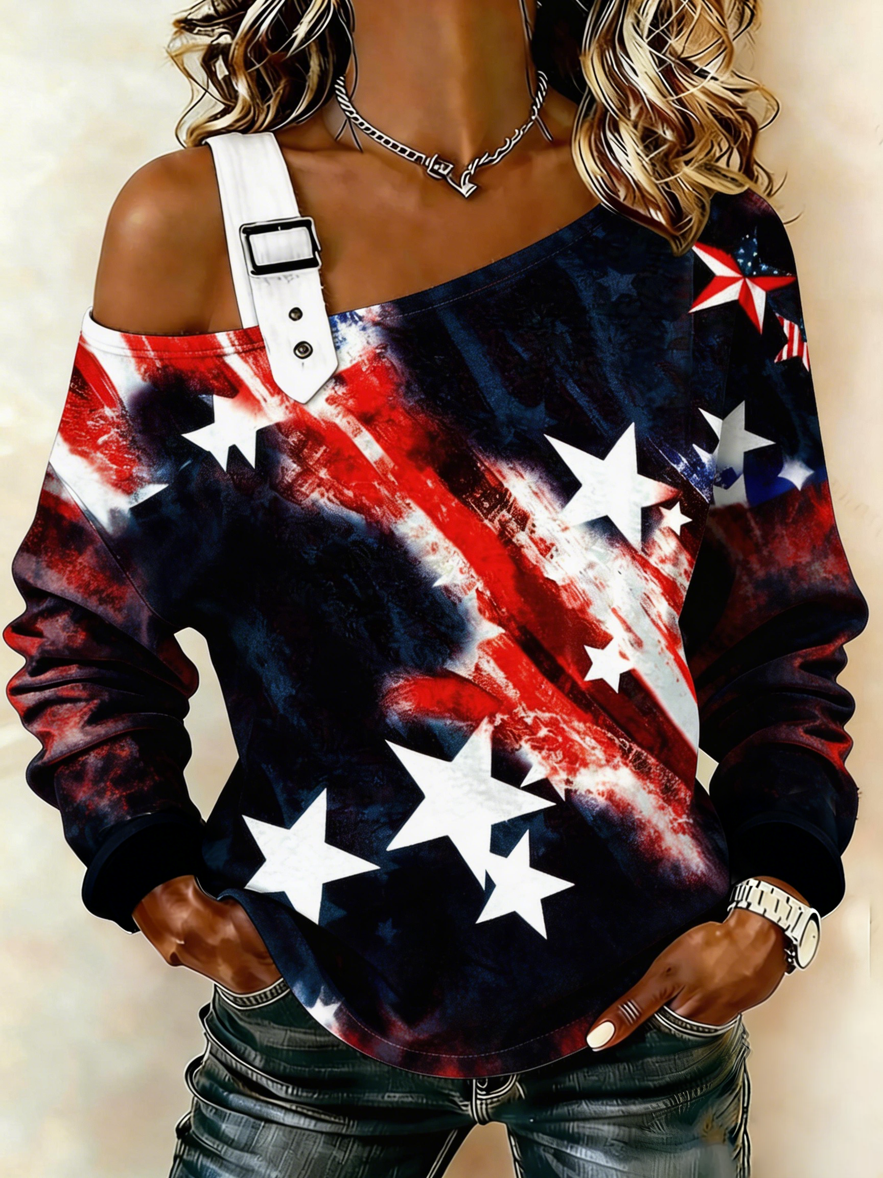 Women's 250th Anniversary Dyeing Printed Hoodie