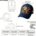 Casquette Aigle Américain 250e Anniversaire des États-Unis - Édition Brodé