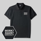 Le boulot ? Encore ? Sérieusement ? Polo brodé geek