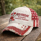 Chapeau décontracté imprimé Red Friday Art