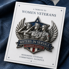 Insigne commémoratif du service militaire féminin — Broche commémorative militaire