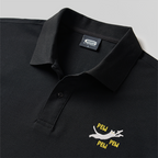 Polo geek brodé Chat Pistolet Laser