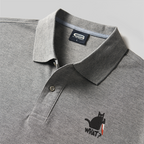 Polo brodé « Chat quoi ? » – Geek