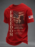 Men's Freedom Print T-Shirt
