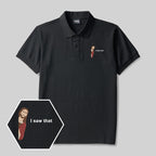 Polo brodé I Saw That Geek