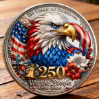250 ans de liberté – Pièce commémorative