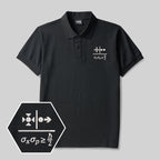 Polo brodé geek Principe d'incertitude