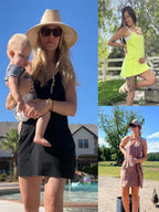 Mini-robe athlétique avec short intégré