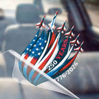 🔥 OFFRE À DURÉE LIMITÉE – Autocollant patriotique Avions de chasse USA 250e Anniversaire