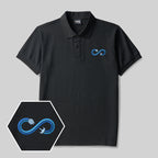 Polo geek brodé Boucle Infinie