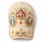 Chapeau décontracté à imprimé religieux