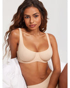 Soutien-gorge balconnet à armatures non doublé pour femme