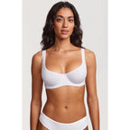 Soutien-gorge balconnet à armatures non doublé pour femme