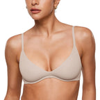 Soutien-gorge plongeant à armatures pour femme