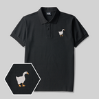 Polo brodé Goose Geek