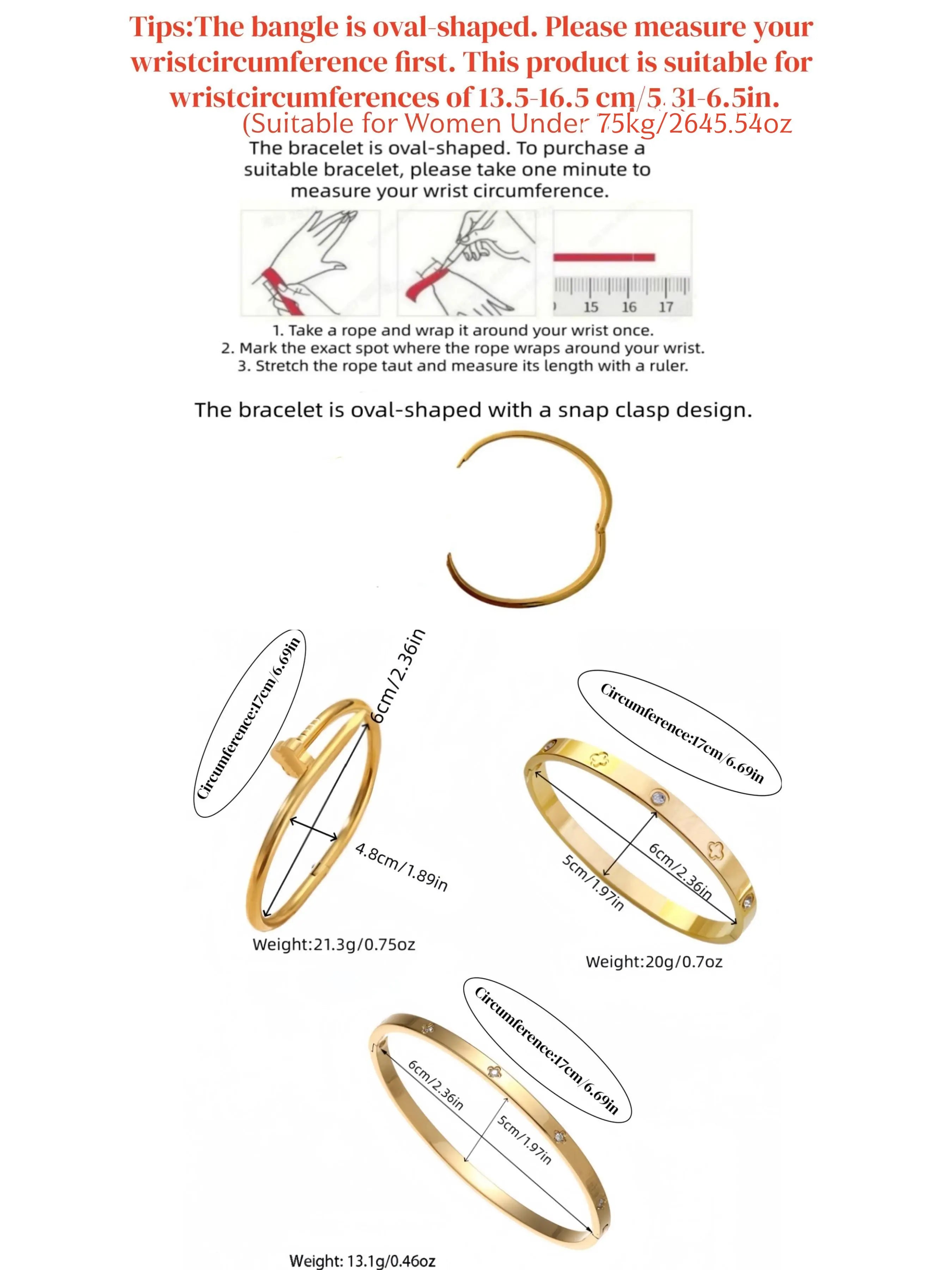 Women's Stainless Steel Flower Nail Design Bracelet Set