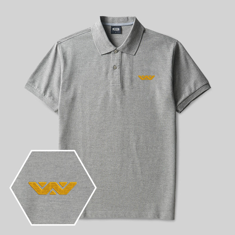 Weyland Corp Geek Embroidered Polo Shirt