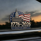 Emblème de voiture « Patriote » du 250e anniversaire des États-Unis