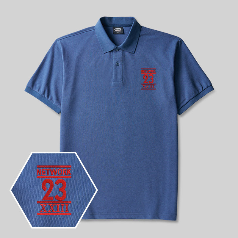 Network 23 Geek Embroidered Polo Shirt