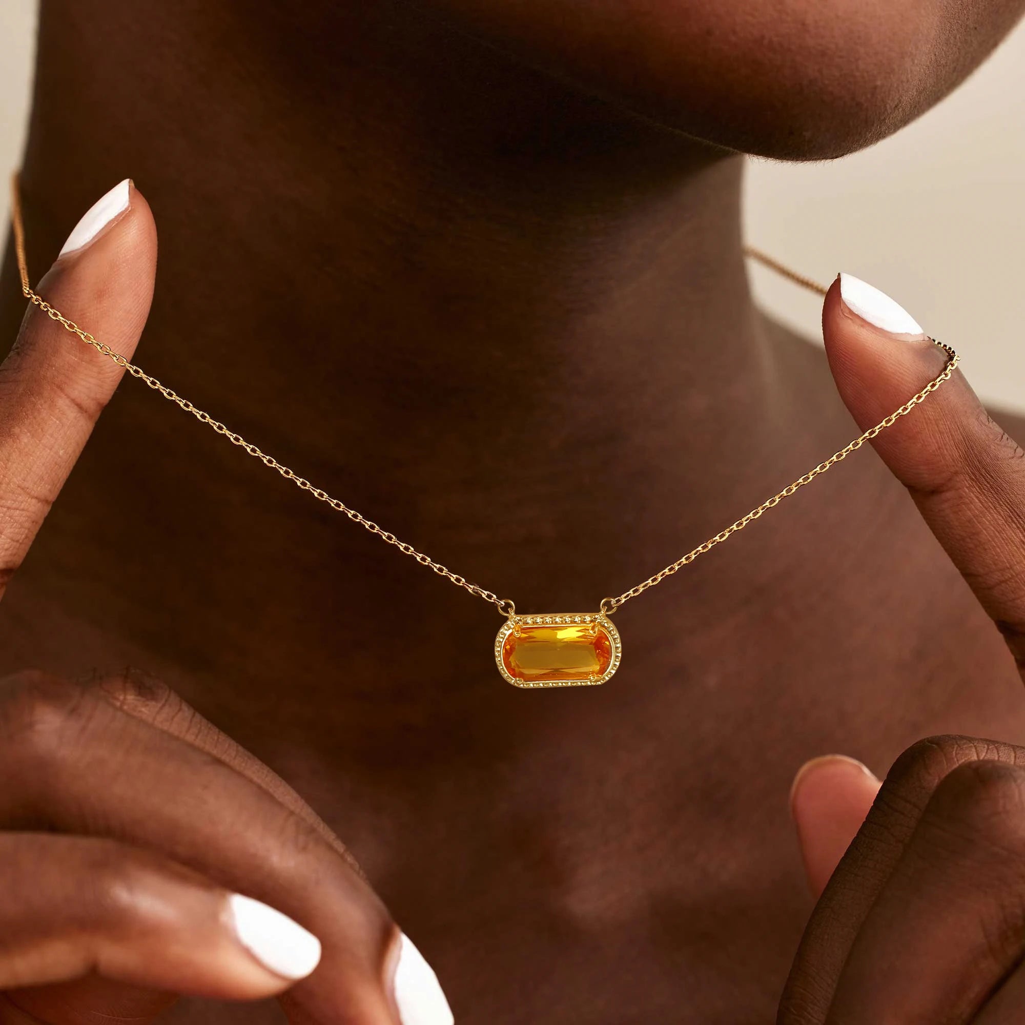 Collier en cristal pierre de naissance