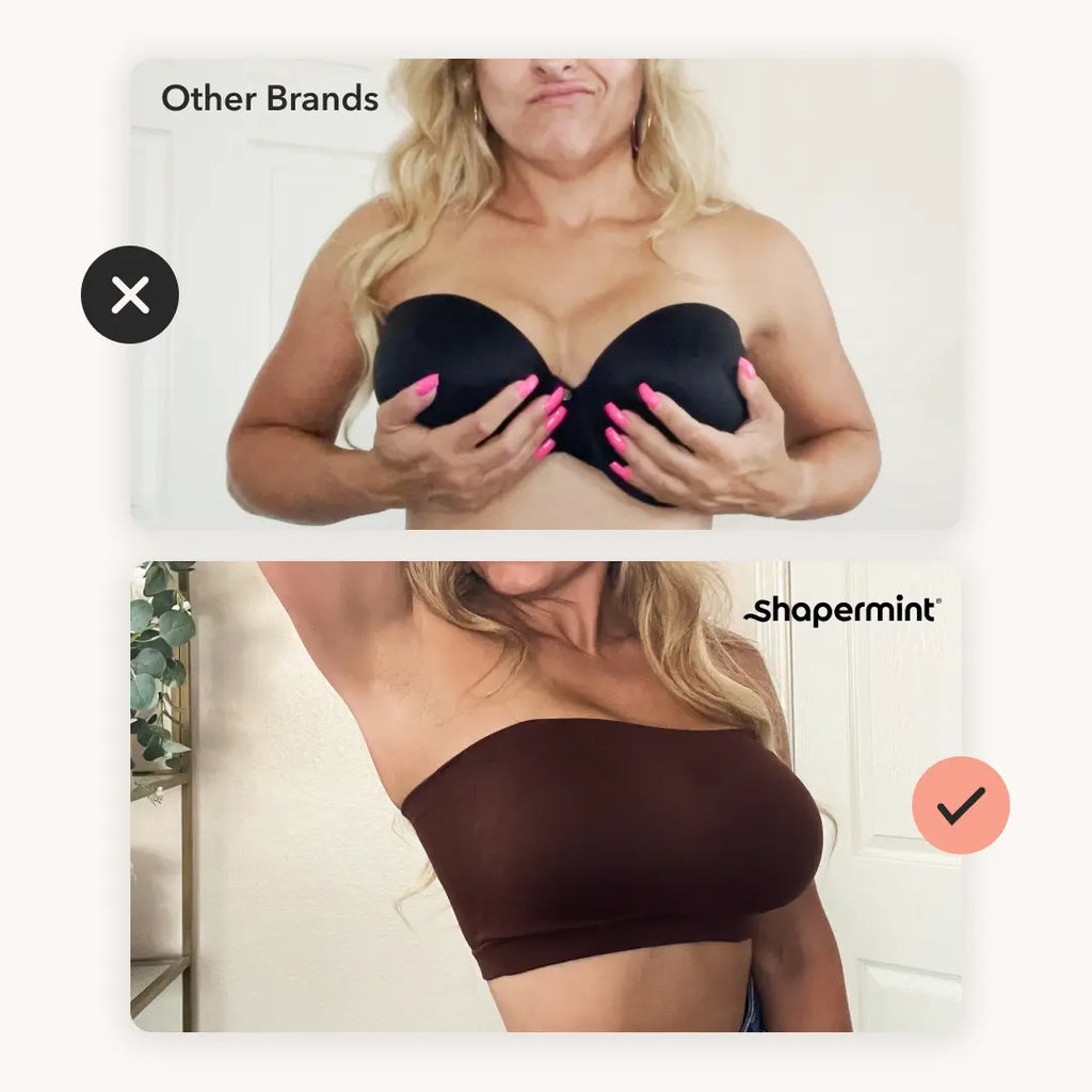 Women's Convertible Strapless Bandeau Bra