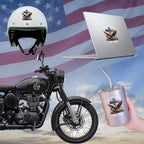 Autocollant Croix Aigle Faith Freedom USA – 250ème Anniversaire 1776-2026 pour Vitre de Voiture
