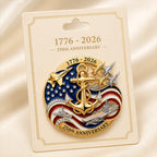 Broche du 250e anniversaire de l'indépendance américaine