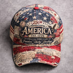 Casquette Décontractée Imprimée 250e Anniversaire des États-Unis