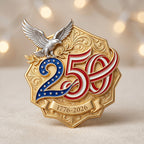Broche de 250e anniversaire des États-Unis