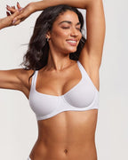 Soutien-gorge balconnet à armatures non doublé pour femme