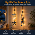 Lumières de suspension décoratives en bois de plage