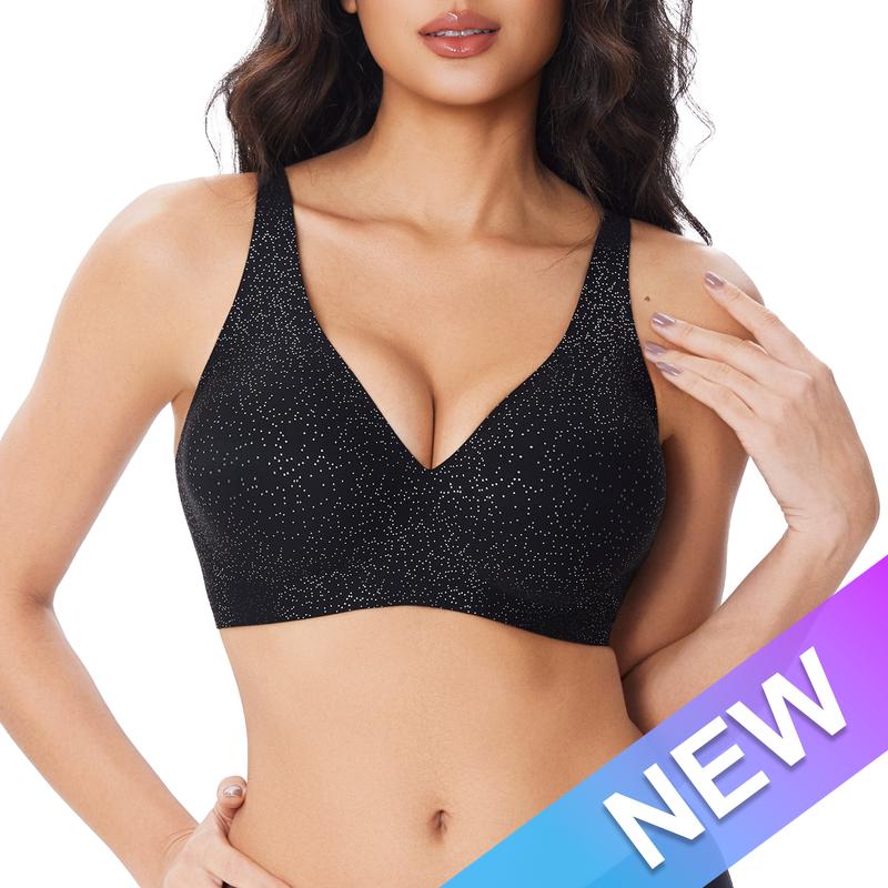 Soutien-gorge push-up sans fil sans couture pour femme