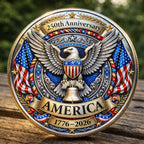 🏆60% de réduction du Nouvel An - Pièce commémorative du 250e anniversaire des États-Unis